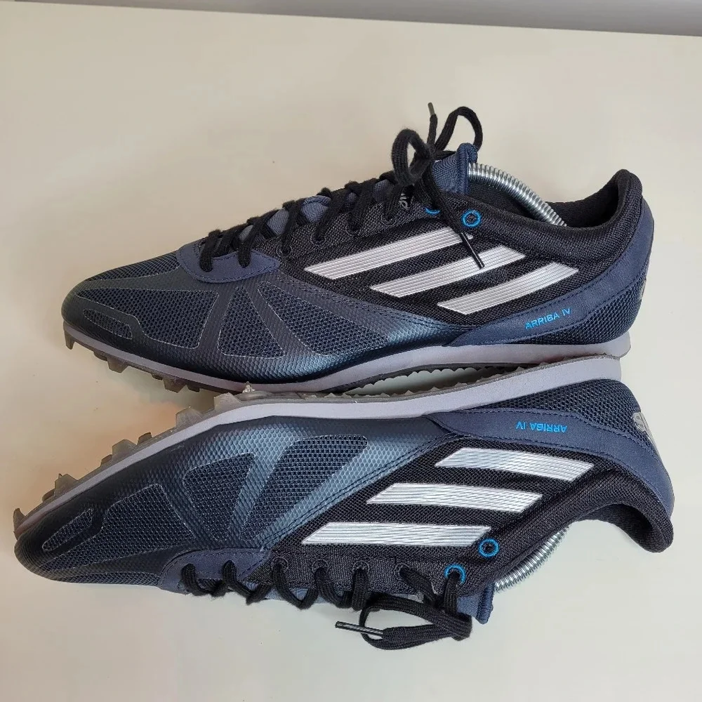 Adidas Arriba 4 Track Running Removable Spike Shoes Size Men's 12